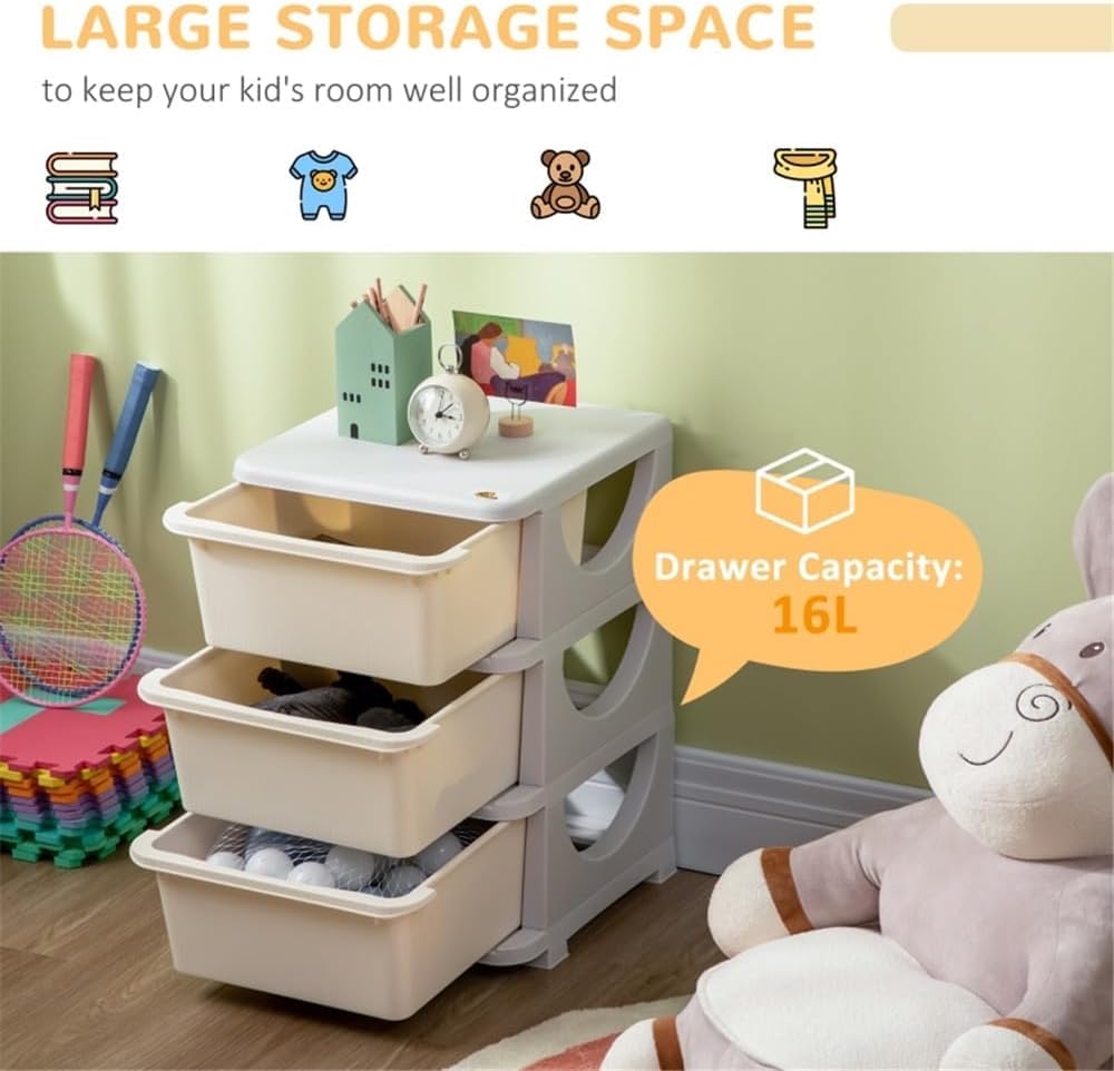 Organizador Juguetes Organizador De Almacenamiento Juguetes con Contenedores Extraíbles, Cajas Multiusos para Dormitorio, Sala Juegos Almacenamiento