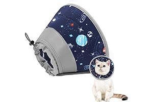 Soft Comfortable Cat Recovery Cone Alternative for Cat, Painless Cat E Collar...