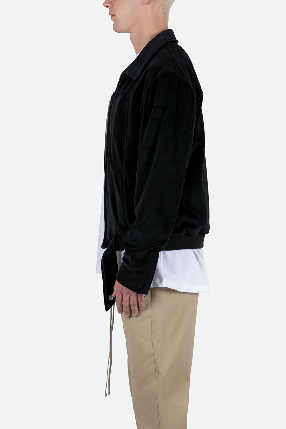 mnml Men's Mnml Velour Pilot Jacket