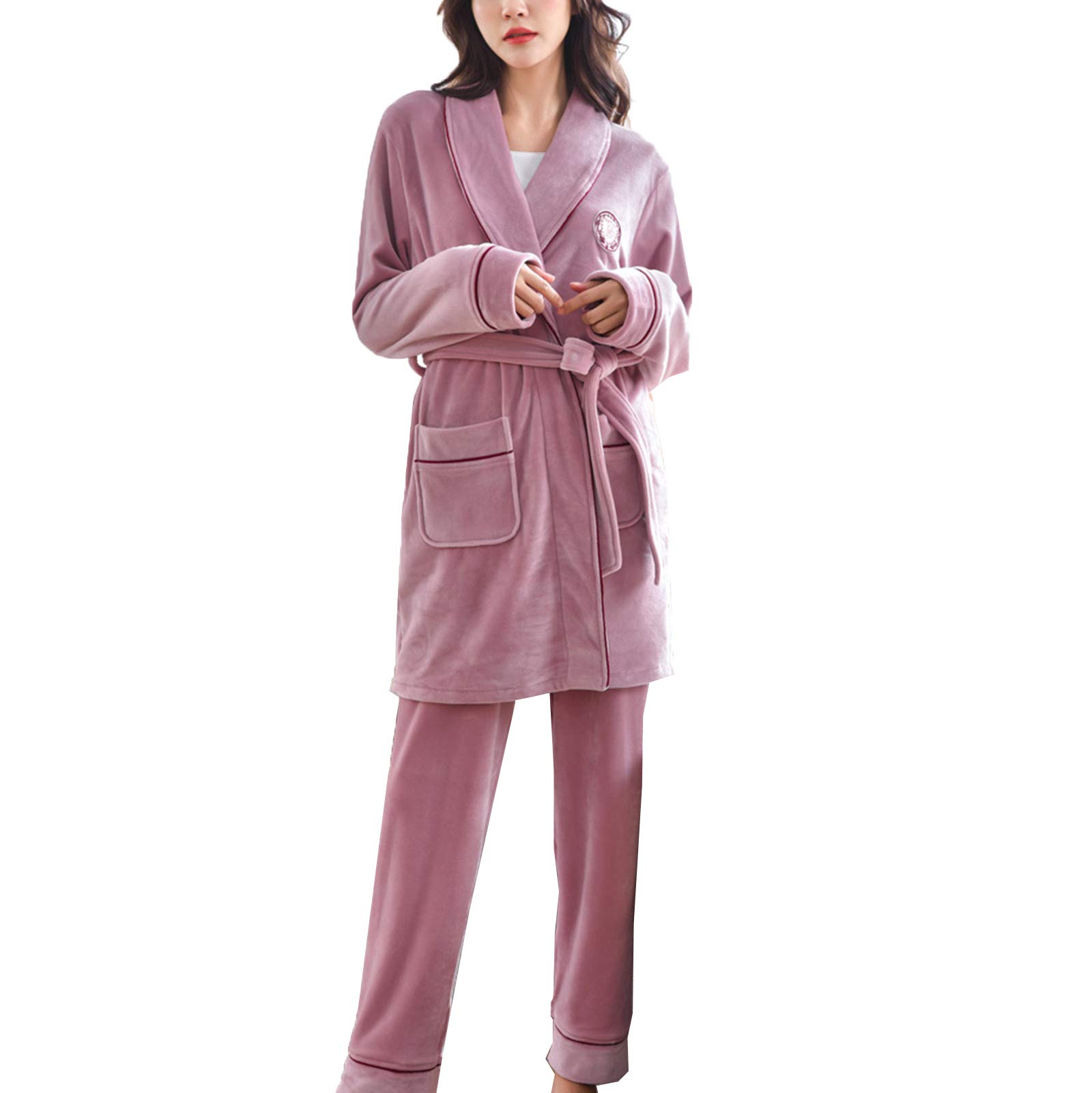 Peignoirs de pyjama thermique femme 2XL doux pour la peau