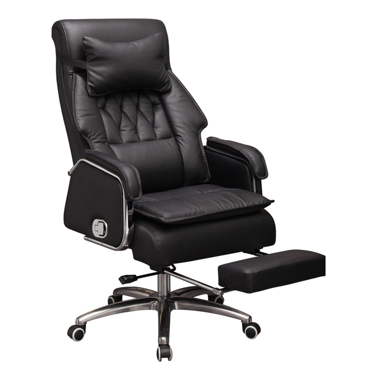 iumLeap High Back Leather Office Chair Height Adjustable Executive Recliner Computer Desk Chair Gaming Racing Chair with Footrest