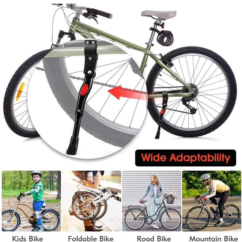 AIBINGBH Fahrradständer für Haibike HardSeven SDURO Sduro AllMtn, Stabiler Boden Freistehender Ständer Seitenständer Fahrradteile Sport & Freizeit