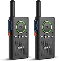 CallToU Wireless 2-Way Intercom for Elderly & Caregivers - 3300FT Range, VOX Hands-Free, 1000mAh Rechargeable Battery