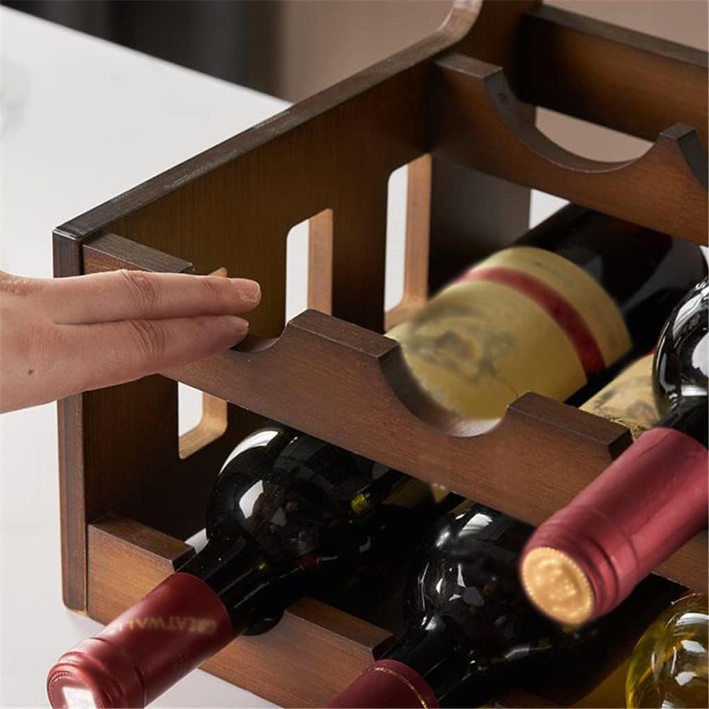Wine Rack Wooden Goblet Storage Home Shelf Floor Living Room Solid Wood Utensils