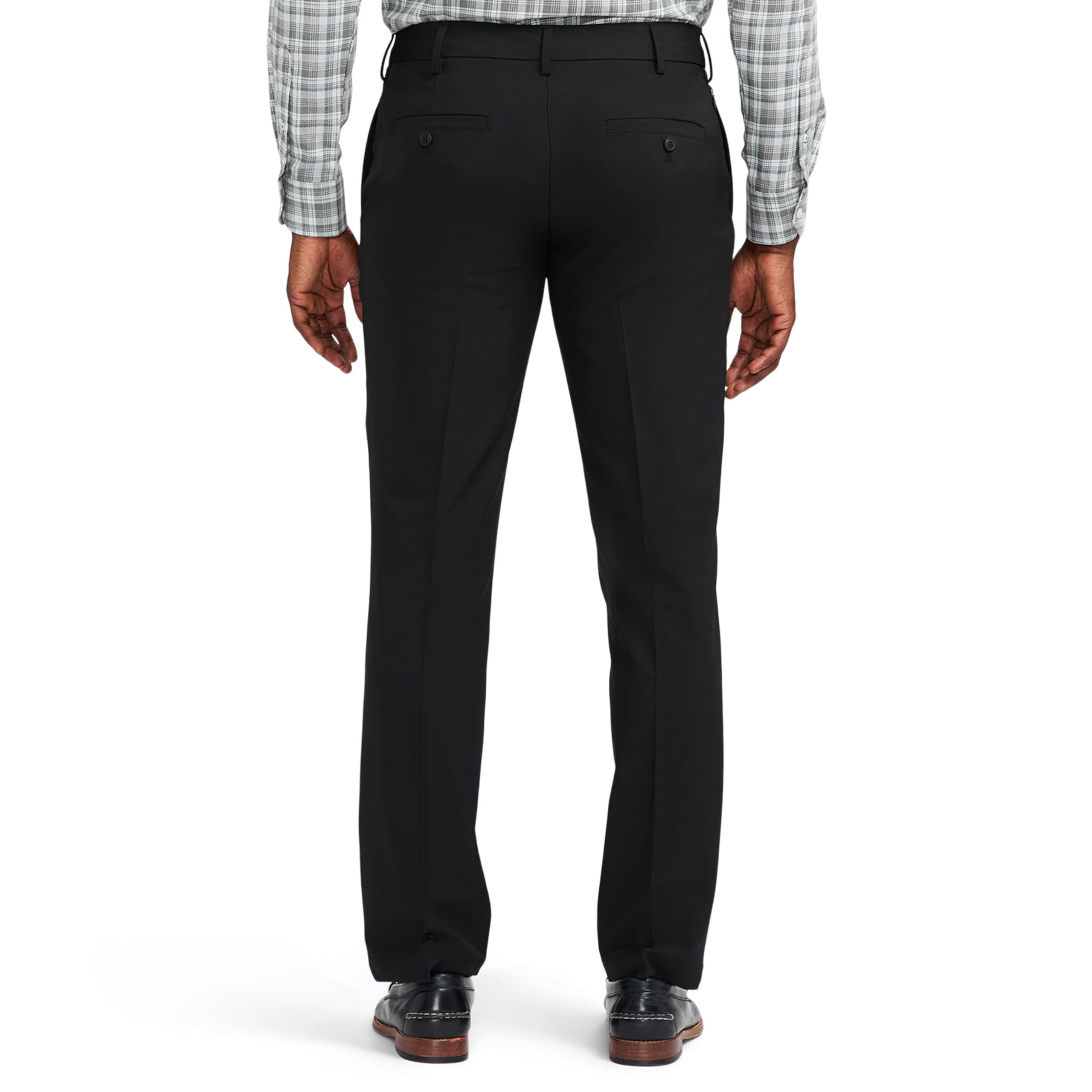 Izod Non-Iron Stretch Straight Fit Flat Front Traveler Chino Pant Pantalones Informales para Hombre