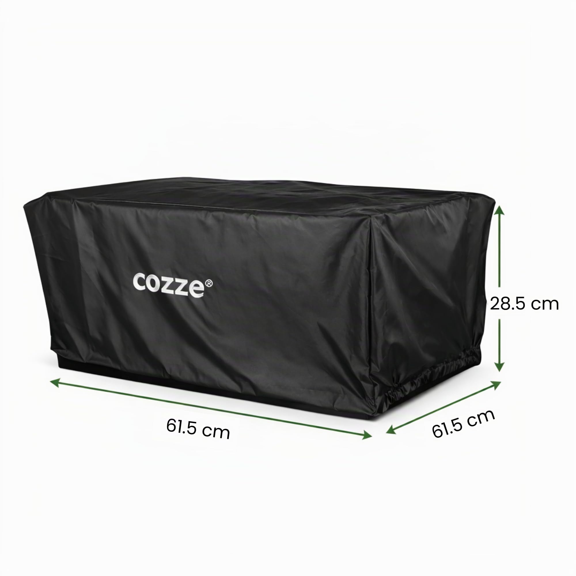Cozze® Funda Protectora para Horno de Pizza 17" – Compatible con E300 y Serie 500 (E500/G-500/Plancha 500) – Oxford 600D, PVC Interior, protección UV, Negra