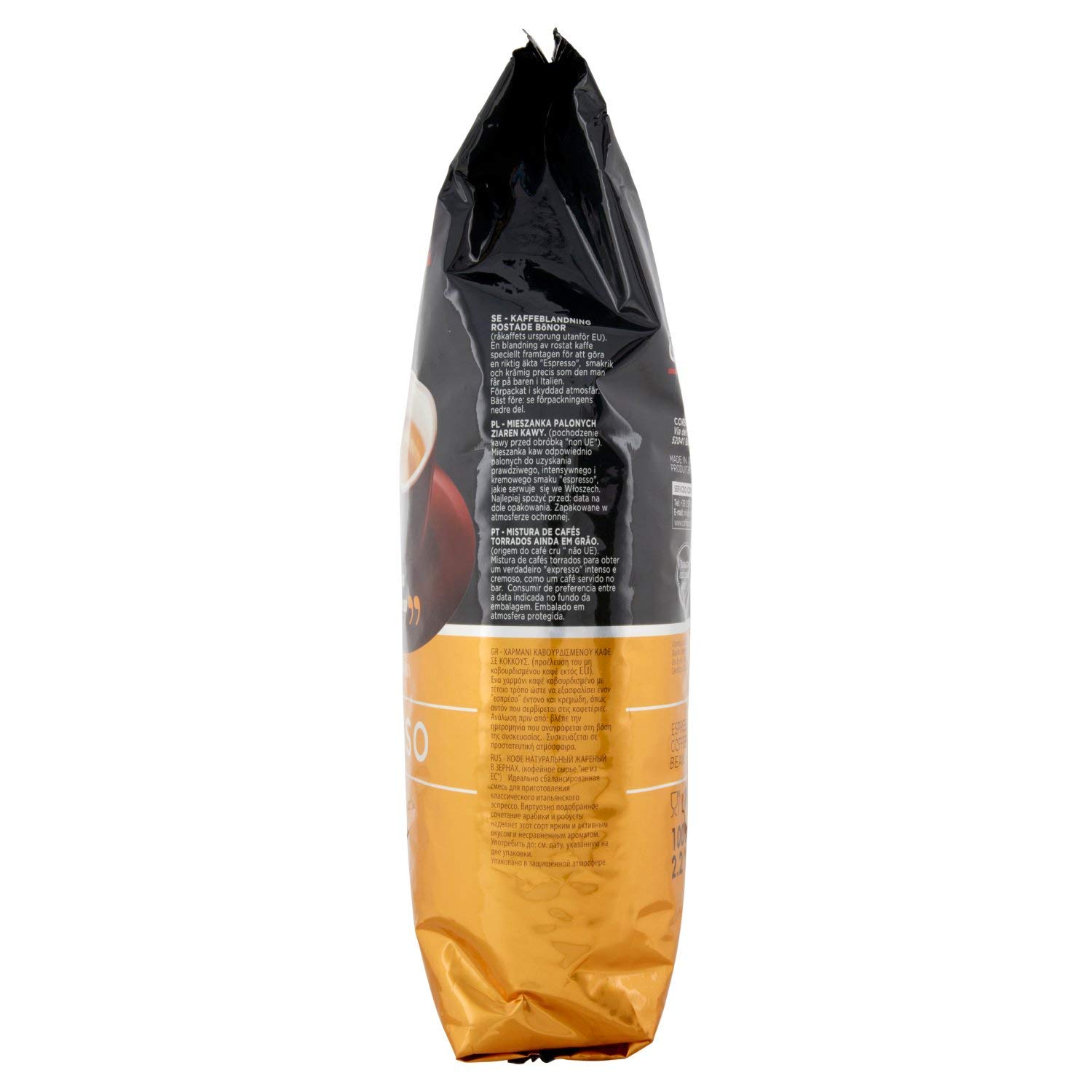 CAFFÈ CORSINI 1950 Kawa Ziarnista Espresso, Mieszanka o Intensywnym i Kremowym Smaku, 1 kg