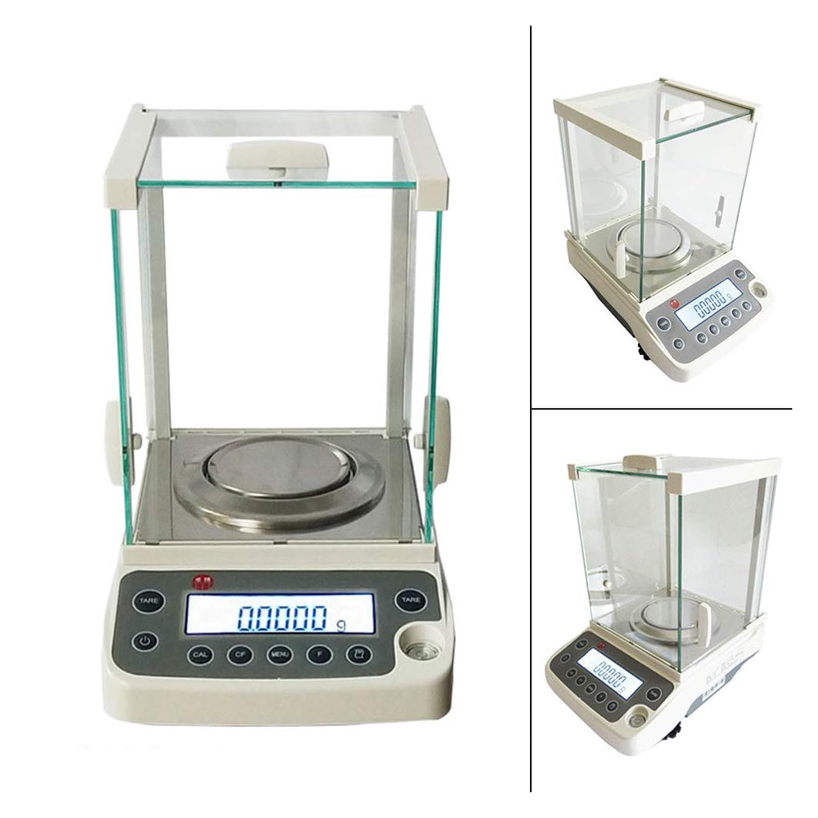 Balanza Analítica de Alta Precisión Digital 0,0001 g, 120 g/0,1 mg, Escala de Laboratorio Electrónica Con Pantalla LCD, Científica