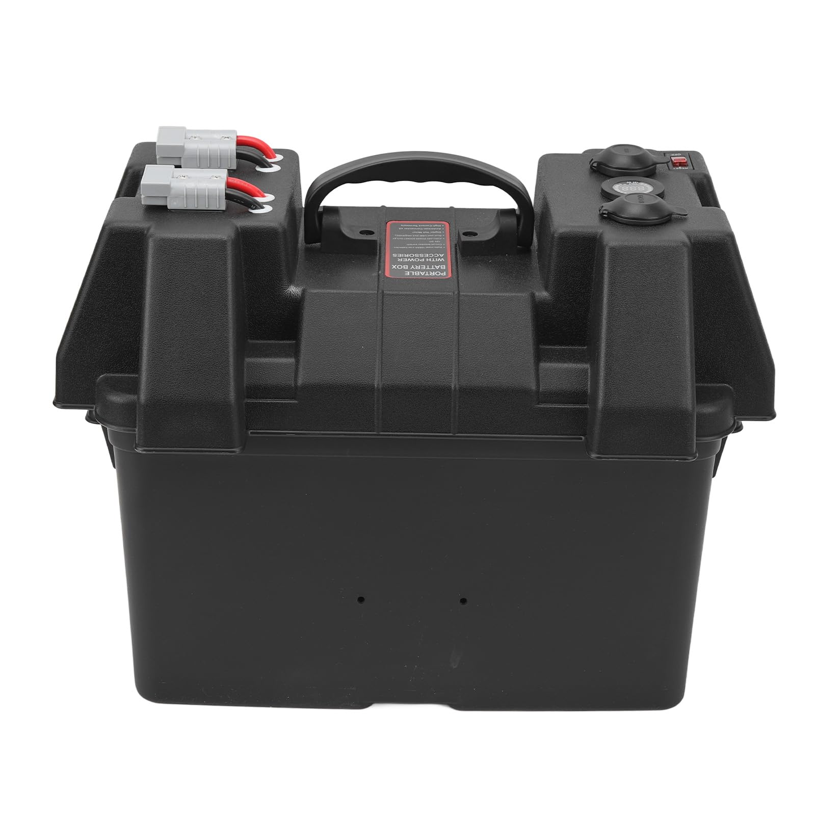 aqxreight Inteligentne Opakowanie na Baterie Centrum Zasilania z Szybkozłączem 50A Wyjście 12 V Woltomierz Cyfrowy Podwójne Porty USB dla Samochodów Kempingowych SUV ATV Ciężarówka Motocykl