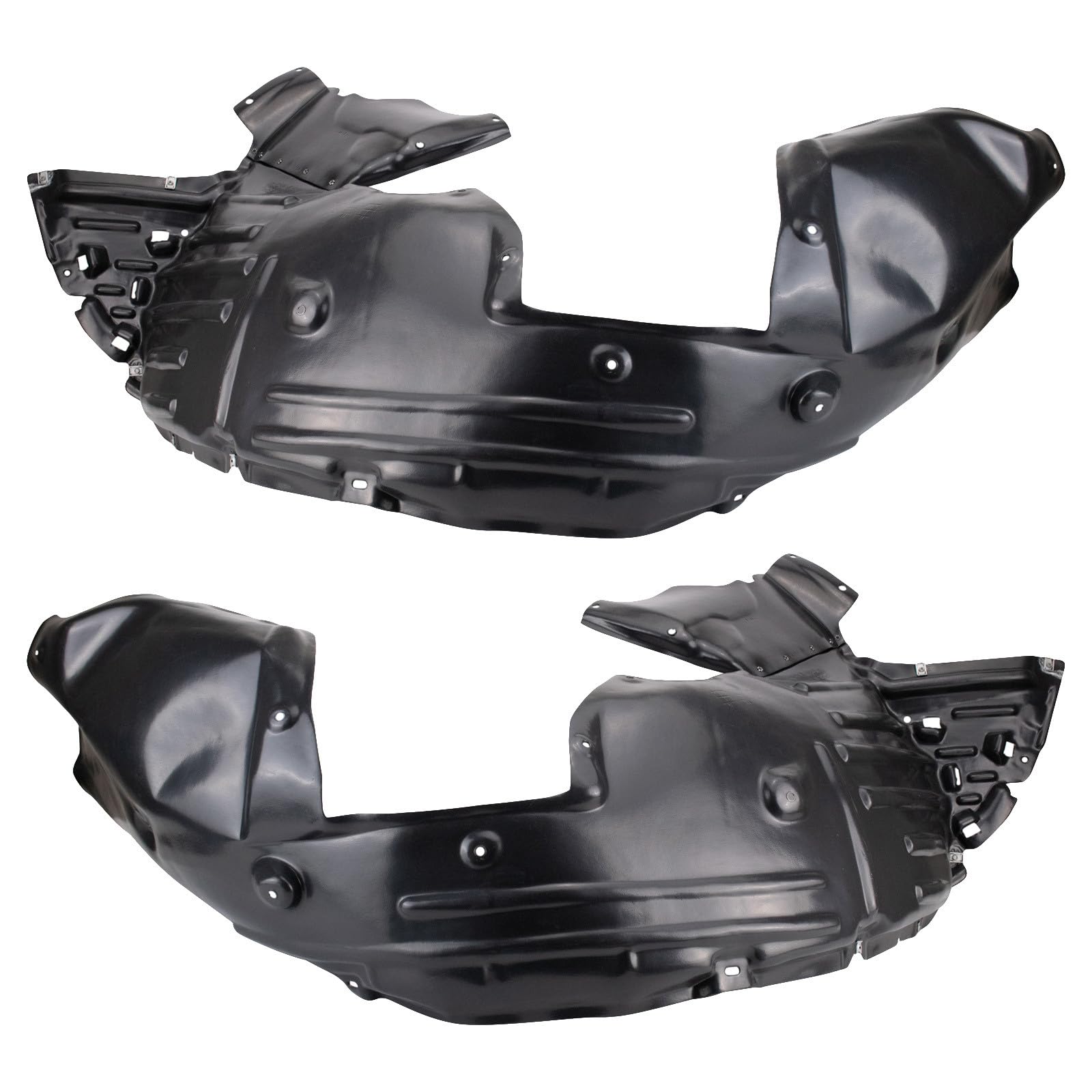 TRQ Front Driver and Passenger Side Inner Fender Liner Set | For 2016-2022 Honda Pilot 2019-2021 Passport 2017-2020 Ridgeline