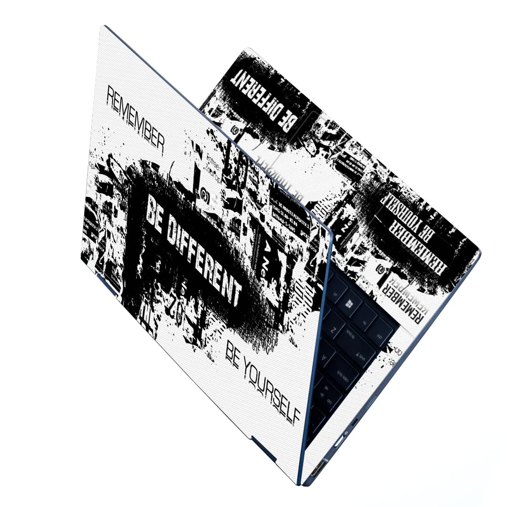 Dzazner HD Printed Full Body Laptop Skin Sticker Vinyl for Size Upto 15.6 inches No Residue, Bubble Free for Be Different (B0BX482FTT) Amazon Price History, Amazon Price Tracker