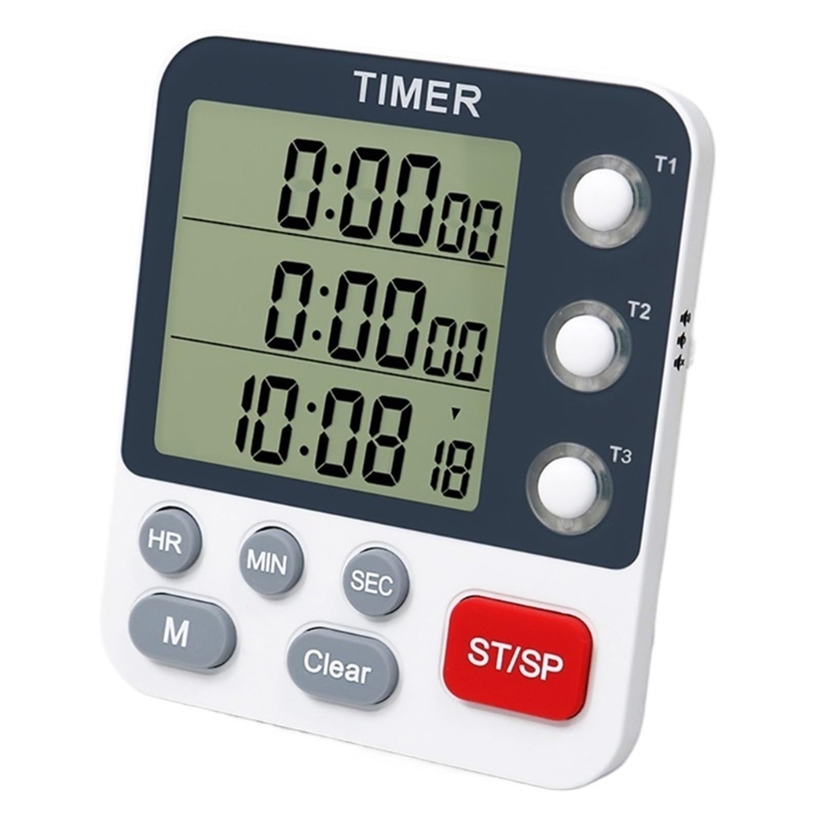 Kitchen Timer Digital Kitchen Timers Cooking 3 Channels Count UP＆ Down