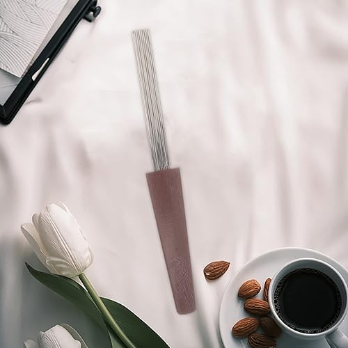 Miniatura 2 de Vaguelly Guiro Raspador Latino Percusión Peine Raspador de Repuesto Rascador Herramienta de Entrenamiento Musical para Varios Instrumentos de