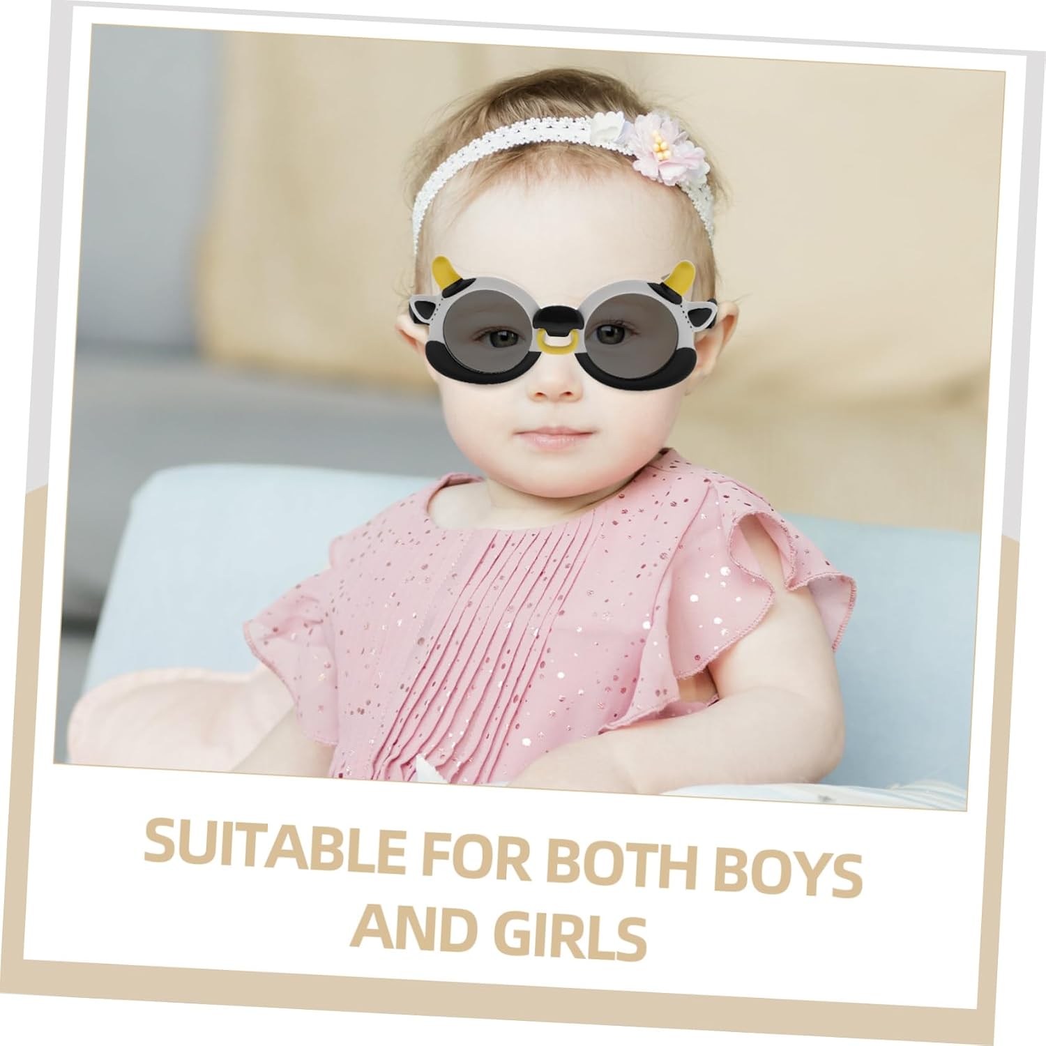 Cute Polarized Boy Girl Sunglasses for Boys and Girls Soft Silicone Frames for Beach Travel and Dress up Activities Lightweight and Comfortable Boys and Girls Sunglasses