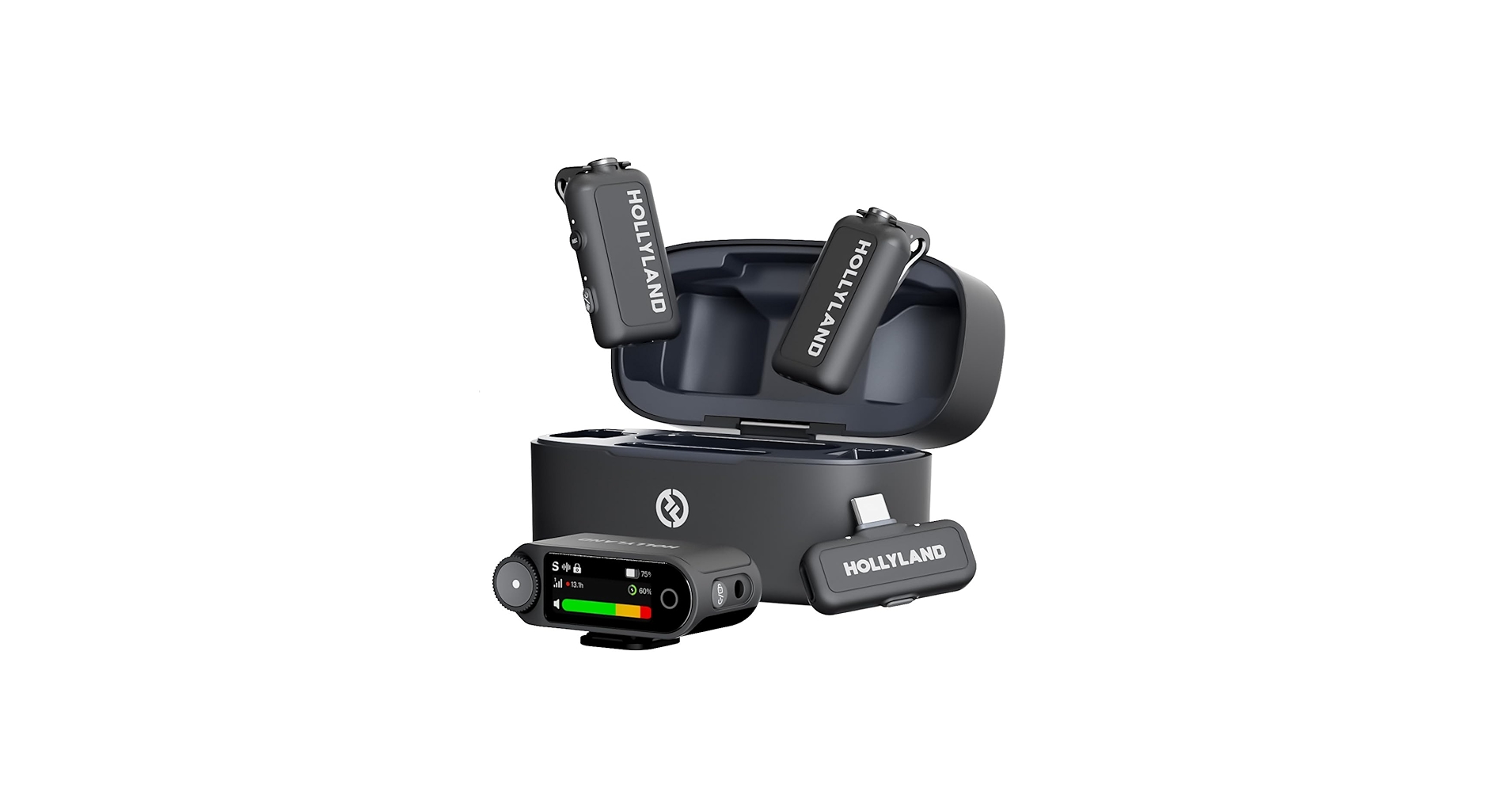 【ほぼ未使用】Hollyland Lark Max Hollyland Lark Max Wireless Lavalier Microphone System with