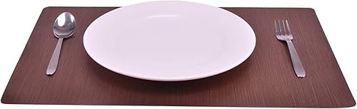 Miniatura 4 de Decozen Juego de 8 manteles individuales para mesa de centro de comedor, resistentes a los arañazos, a las manchas de calor, antideslizantes, para