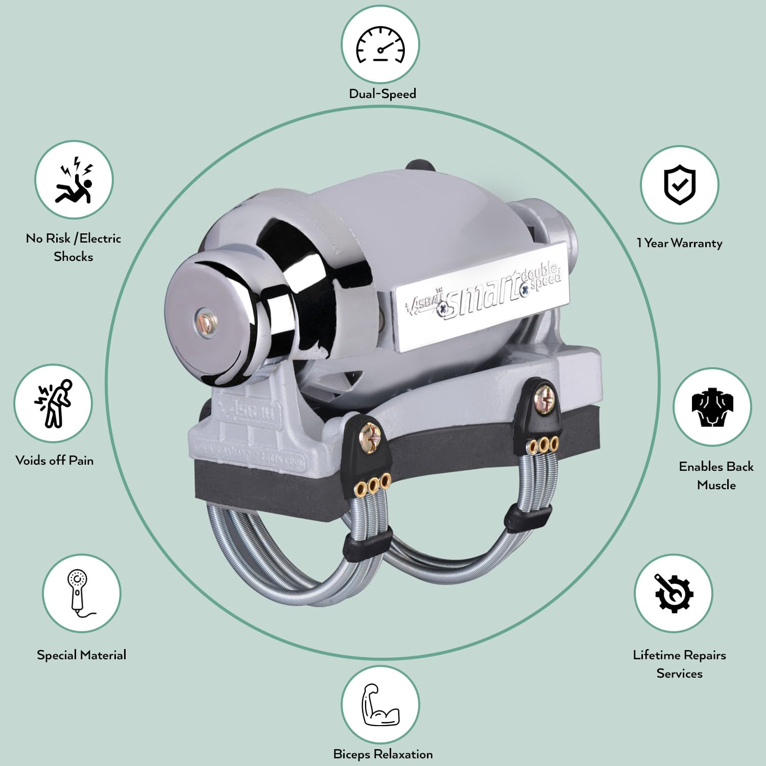 ASBAH Smart Finger Double Speed Handy Massager (A202)