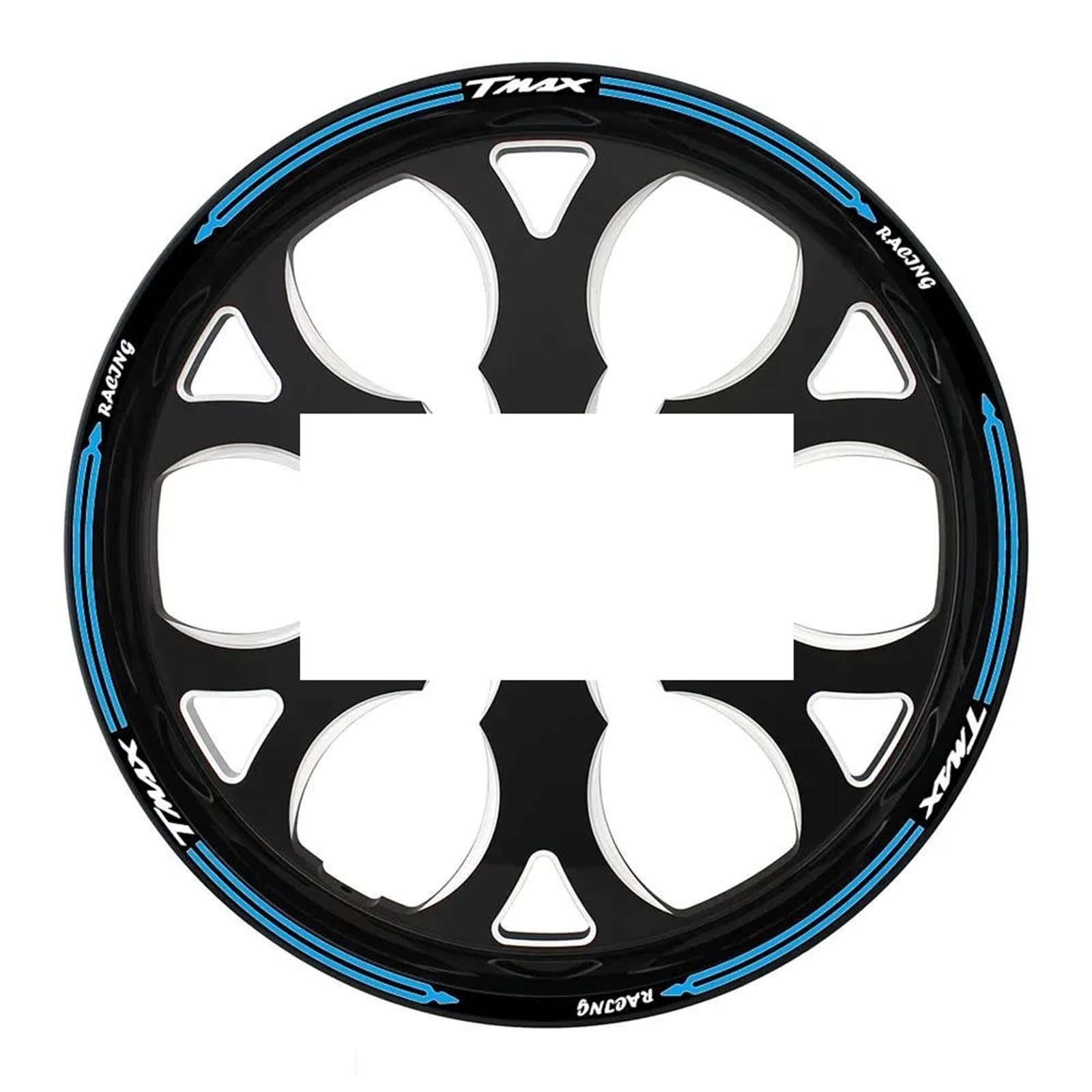 Wheel Stickers Motorcycle Wheel Reflective Decal for TMAX530 TMAX500 TMAX560 TMAX 530 500 560 Sticker Rim Stickers Hub Decals Rim Reflective Decal
