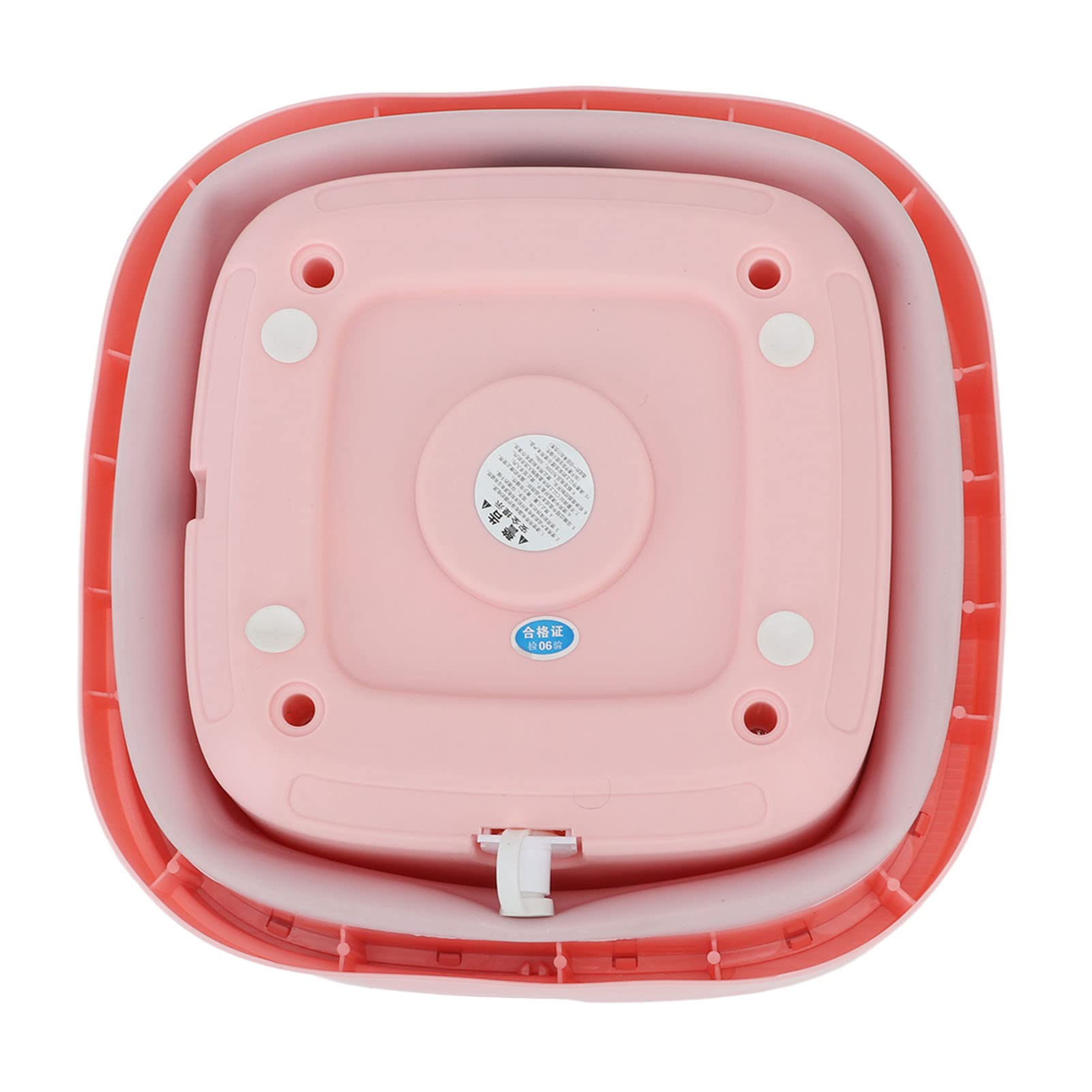 Plegable Mini Lavadora Portátil Pequeña, 100-240V Apartamento Completo Automático Pequeña Ropa Interior Plegable Lavadora para Dormitorio (rosa)