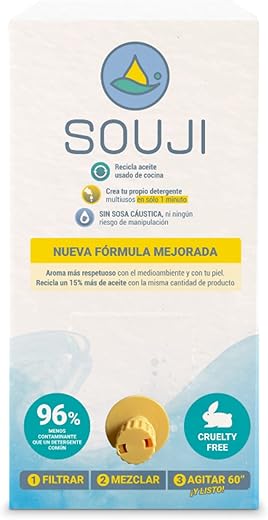 SOUJI 5L Bag in Box Recycles Oil, Produces Soap in 1 Minute 132 Washes