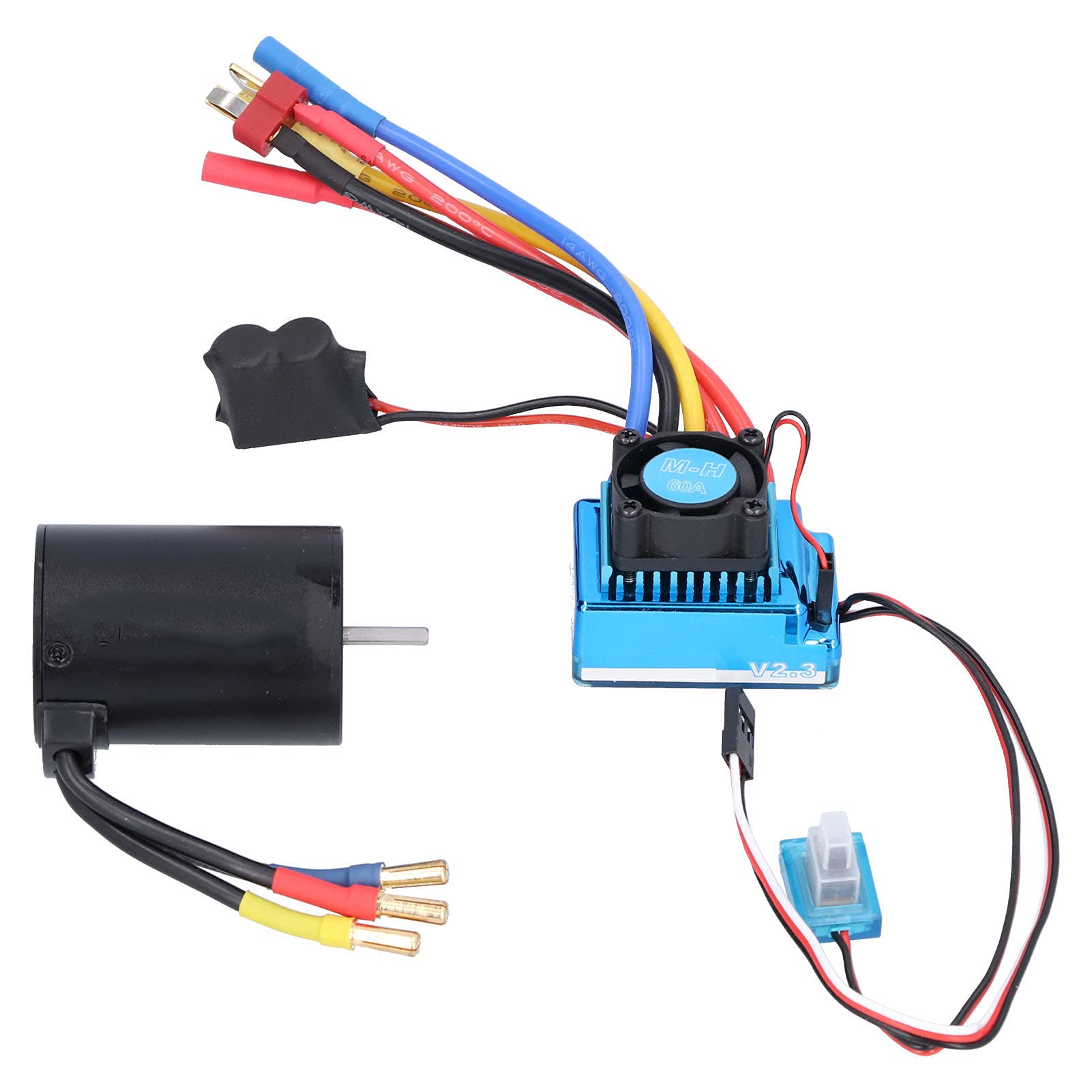 Zestaw Silnika 3650 3900KV do Samochodu RC 1/10