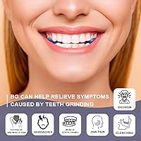 Vista 5 de KOHEEL Protector bucal para rechinar dientes, protector dental ajustable para detener el bruxismo, protector nocturno, 2 unidades (mediano)