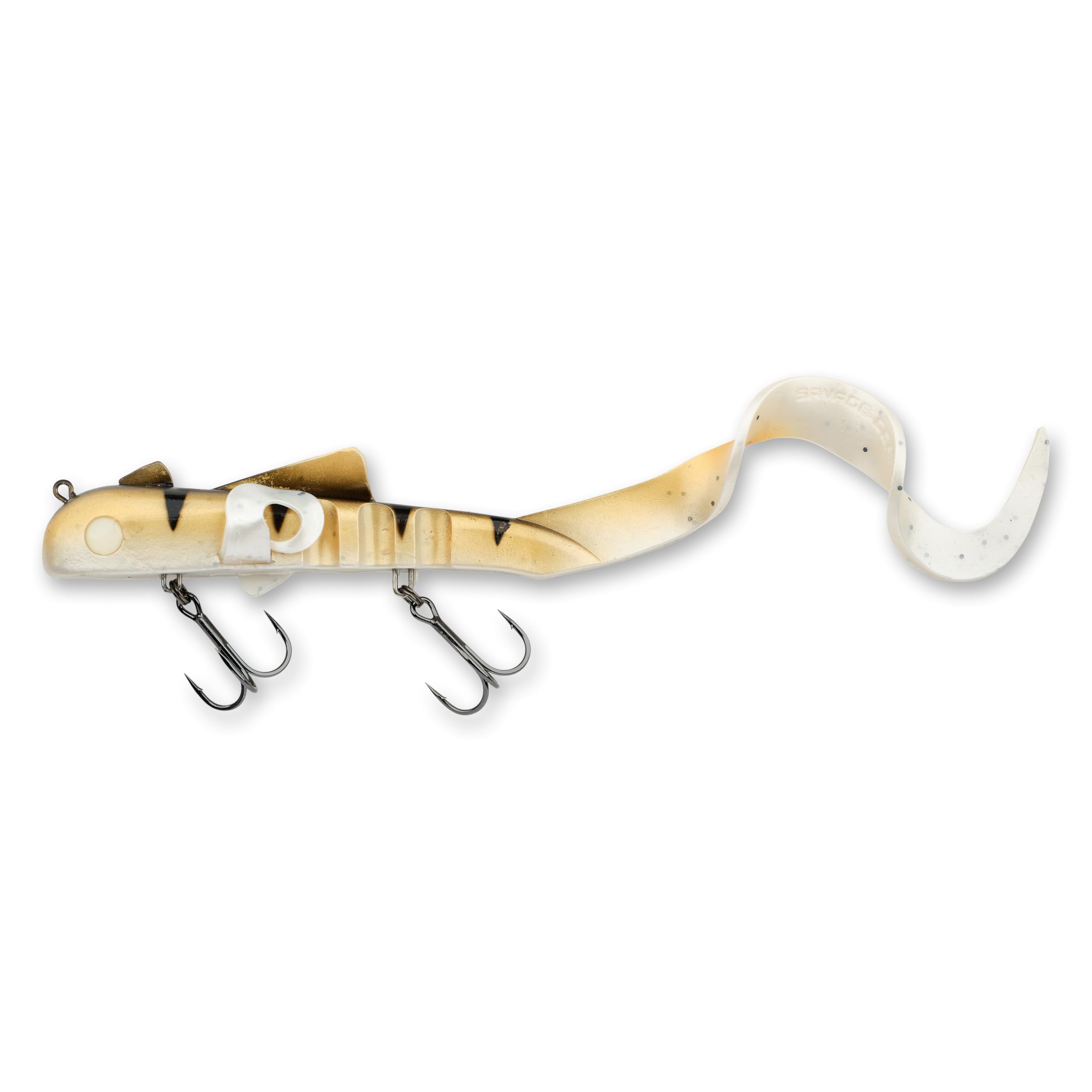 Savage Gear Alien EEL V2 Fishing Bait, 5 oz, Walleye, Realistic Contours & Movement, Durable Construction, Steel Thru-Wire Design, Super Sharp Treble Hooks