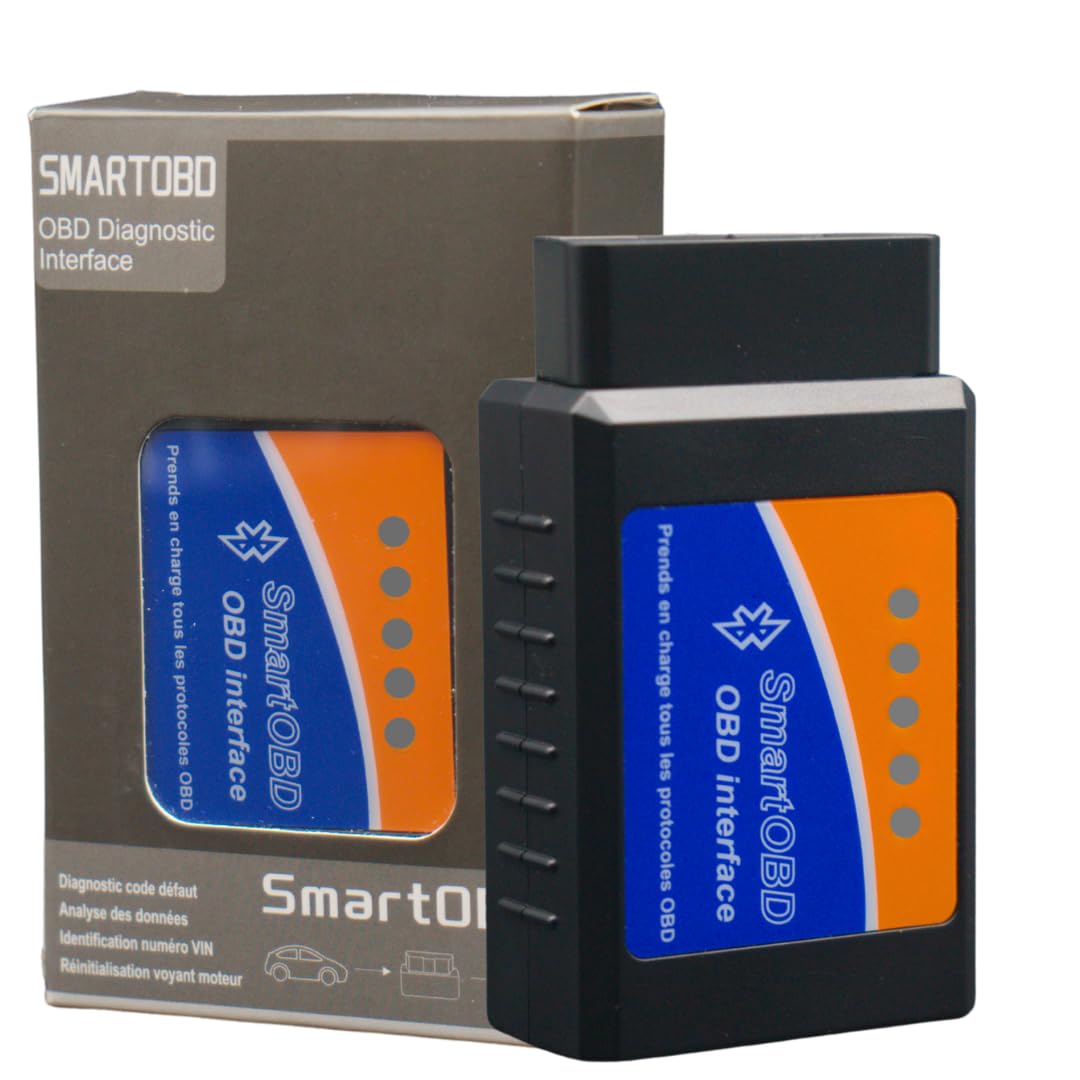 OBD Bluetooth - Diagnosi Auto OBD-II | Leggi e Cancella i Codici di Errore in 3 Minuti | Compatibile con Tutti i Veicoli | Scanner OBD - Assistenza 7 giorni su 7