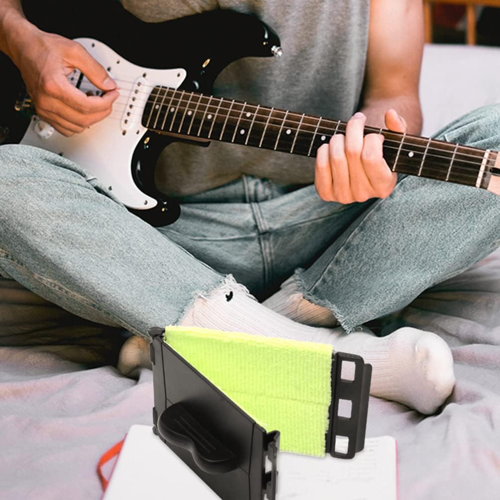 Holibanna Guitar String Cleaner Scrubber Fingerboard Cleaning Cloth Guitar Fretboard Cleaner Wiper Guitar Bass String Scrubber Cleaning Maintenance Care Kit for Guitar Bass Ukulele : Musical Instruments