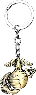Marine Corps Keychain Gifts for Men Women,Patriotic Gift for Veterans, Active Duty Retired, Military Keepsake