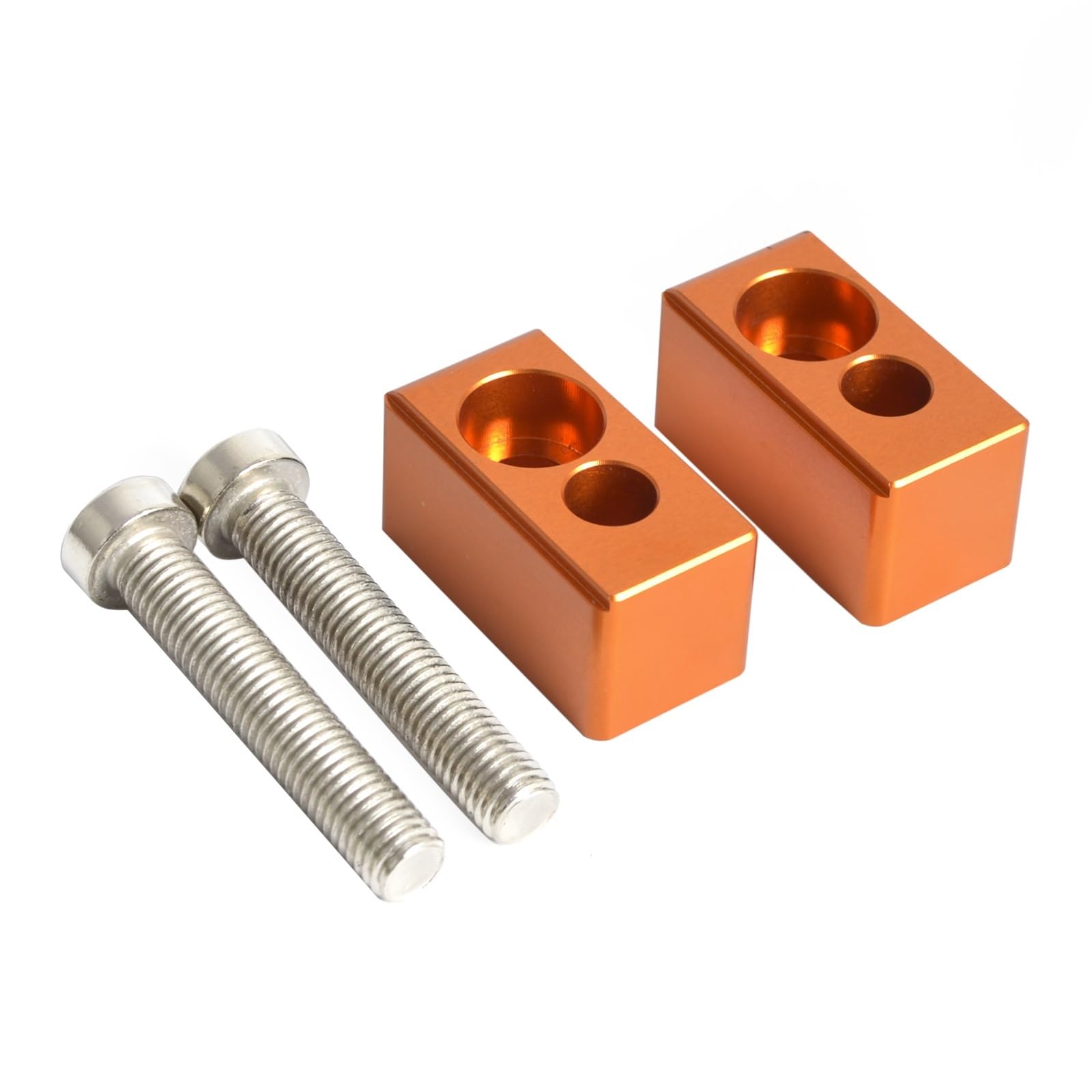 NADCFN Motorcycle Handlebar Riser 22mm Fit For Duke R 1290 Super ADV RST Handlebar Riser(Orange)