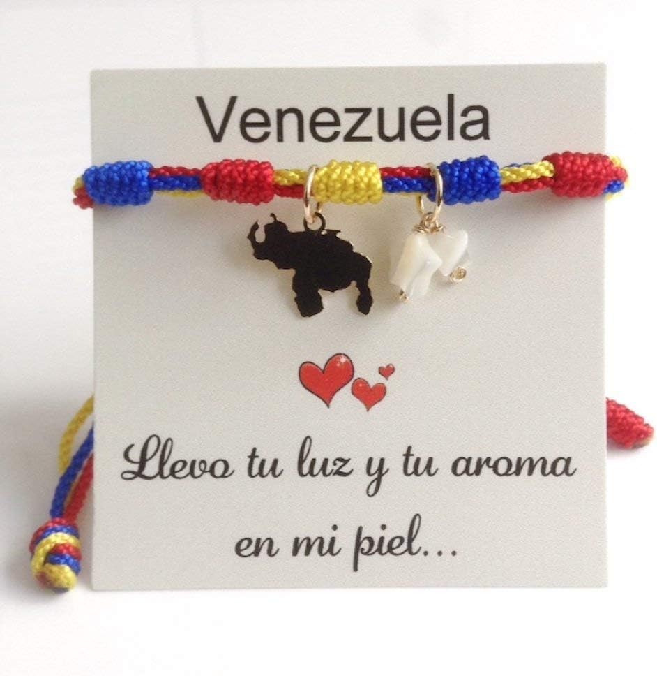 SIFRIMANIA Venezuela Tricolor Bracelet Map Stars Pendants Vinotinto Gifts - Image 8