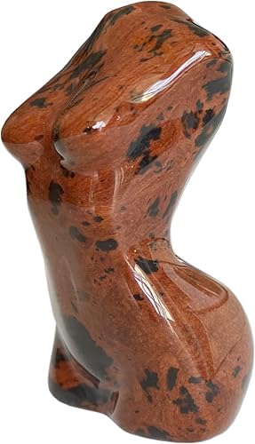 Vista 50 de Figura de cristal curativo de ágata india, escultura de figura femenina, 2 pulgadas, tallado, piedra de palmera, decoración de oficina Ágata