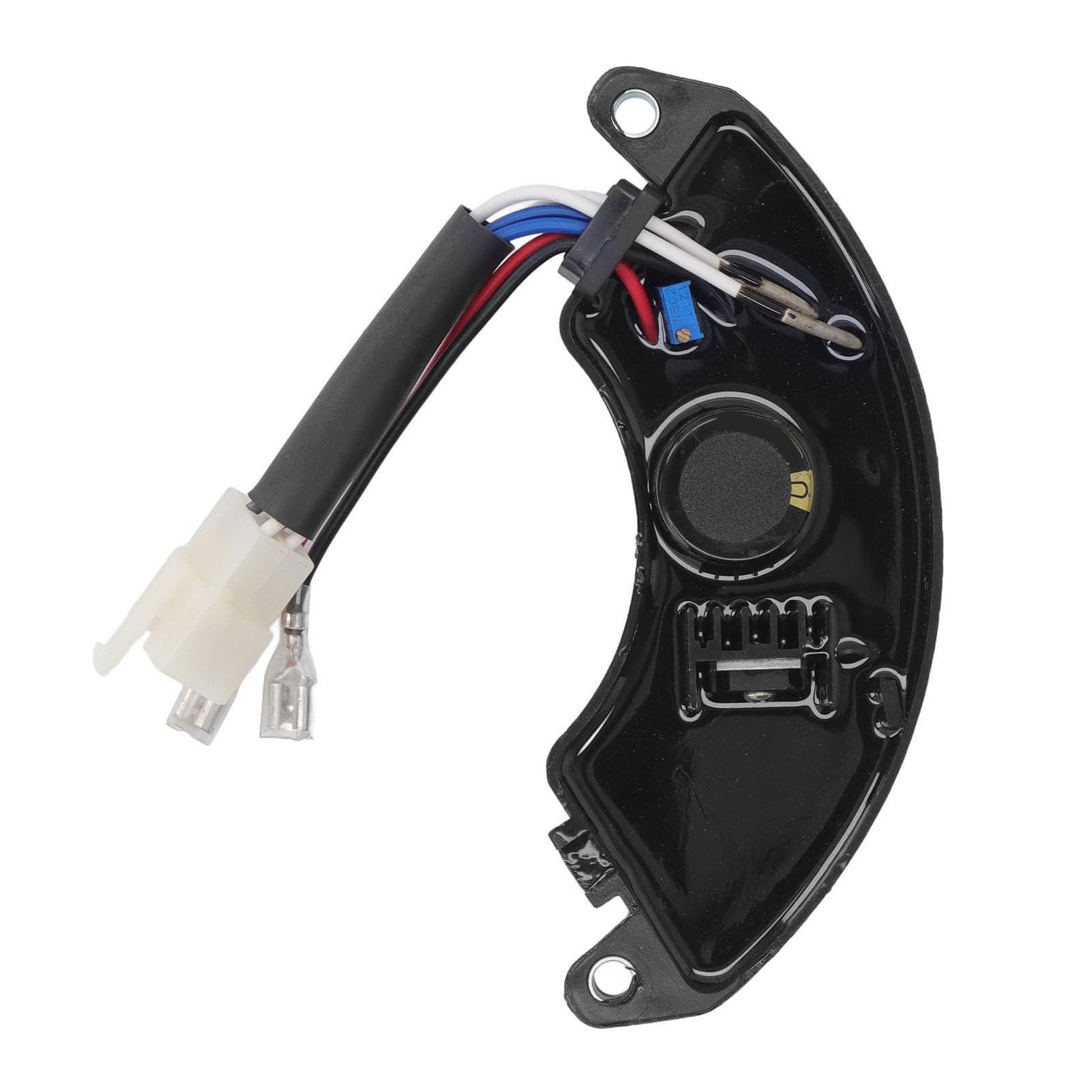 Rectificador Regulador de Voltaje Automático AVR para Grupo Electrógeno de 3 a 5 KW AVR Monofásico 6 Cables 470MFD 250 V CC, Modelo AVR5-1H21a