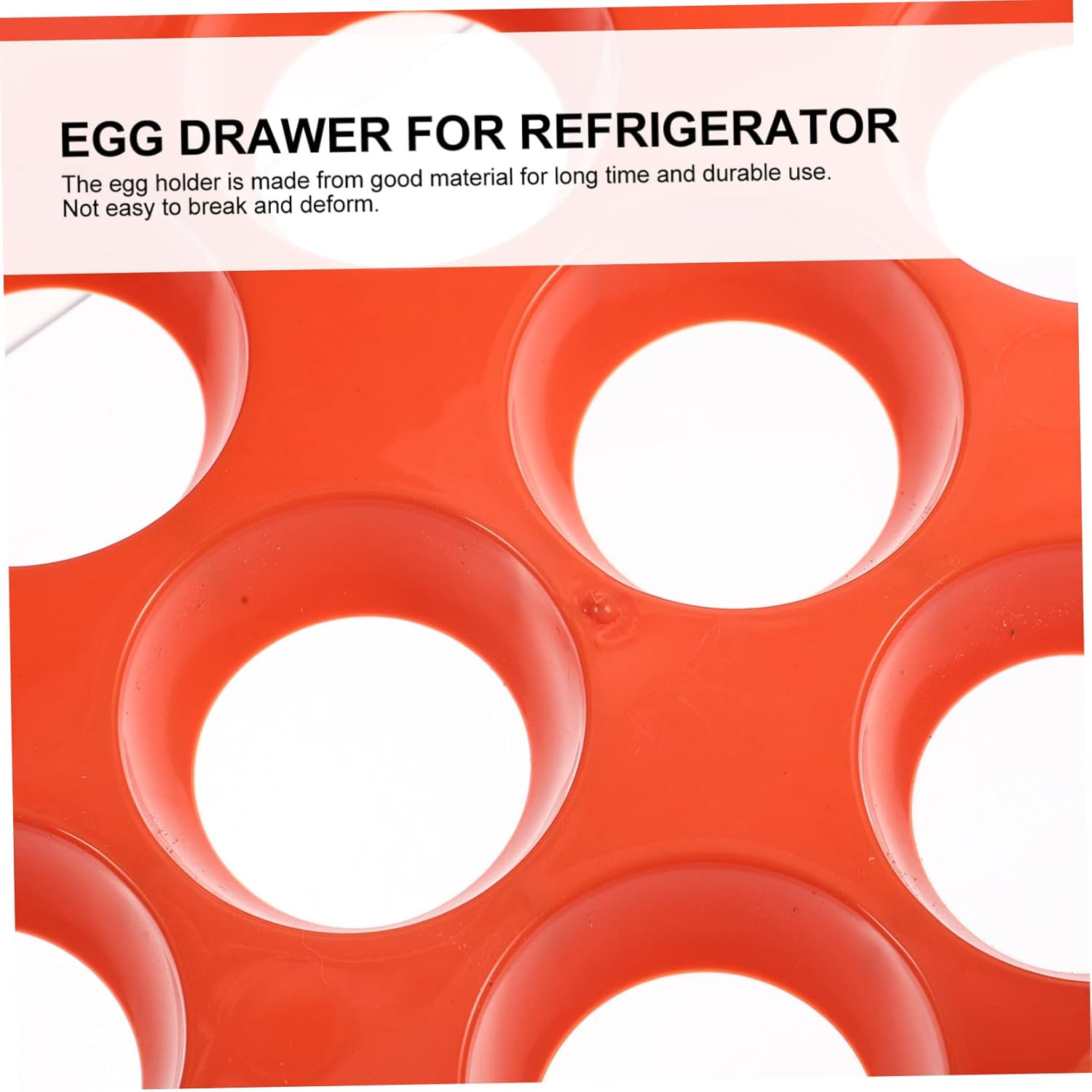 Double Layer Egg Storage Organizer Wear Resistant Drawer Style Holder Stackable Fridge Supplies for Eggs Portable and Durable Egg Tray for Refrigerator