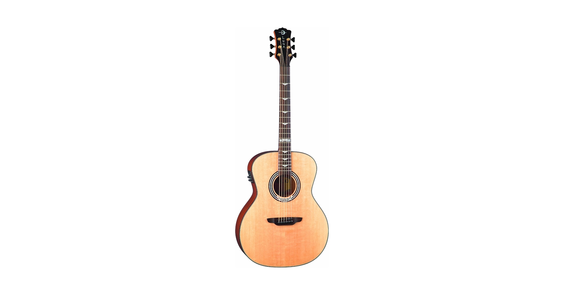 Amazon | Luna Guitars Artist Deco エレアコ アコースティック