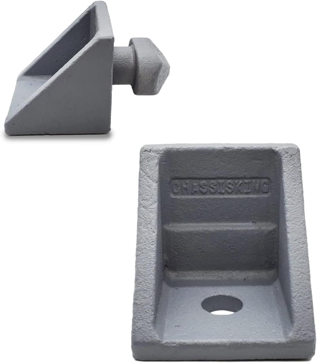 Shipping Container ISO Tie Down Twist Lock - Storage Container Side Twist Lock Anchors Gray