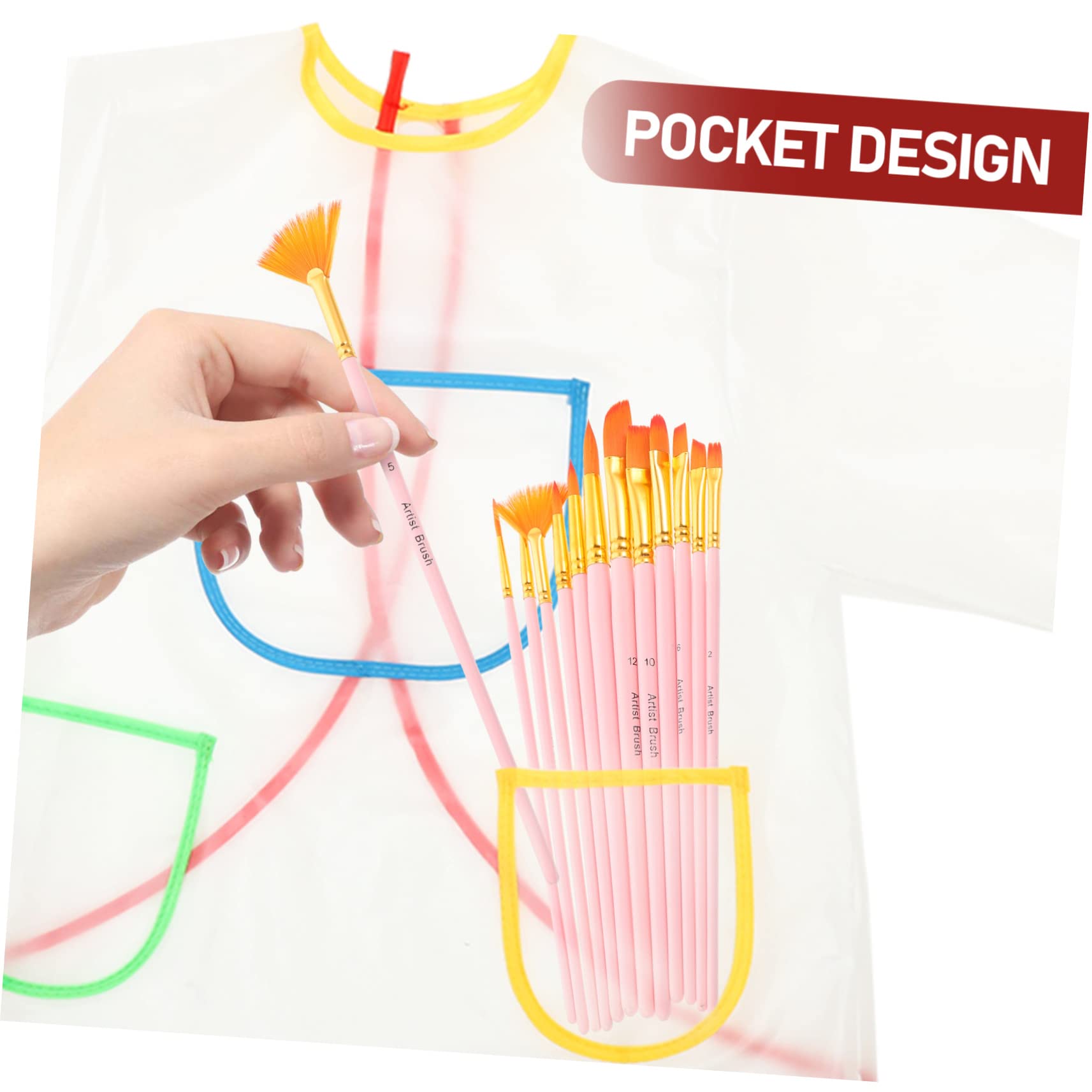 Toyvian 3 Piezas delantal de pintura delantales para niños baberos para niños pequeños de de cocina para pintado ropa de trabajo Accesorios niño pequeño Eva