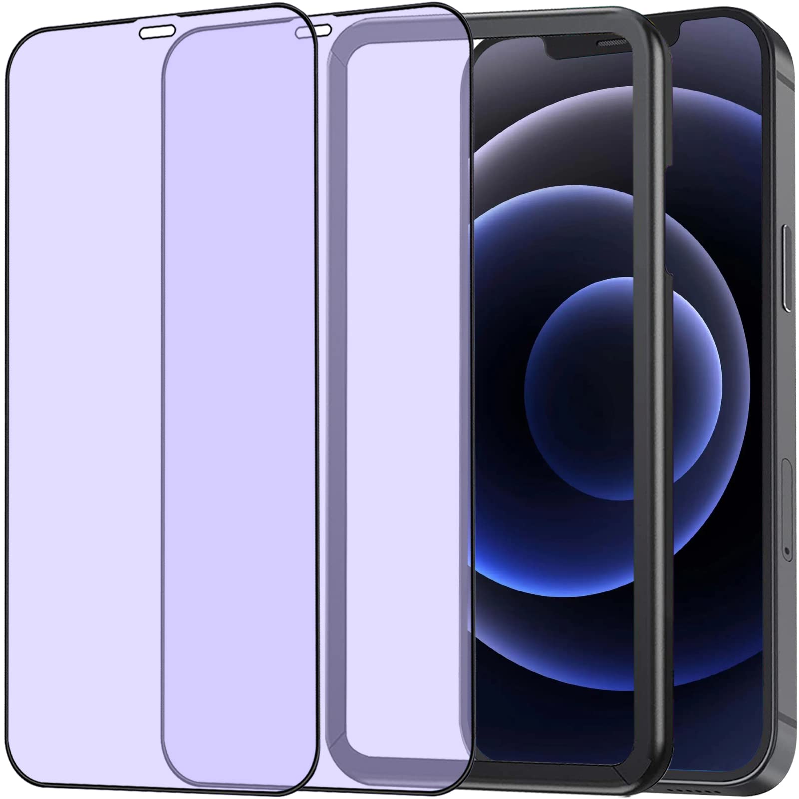 Amazon | NT2F ブルーライトカット iPhone 12 / 12Pro 用 ガラス 