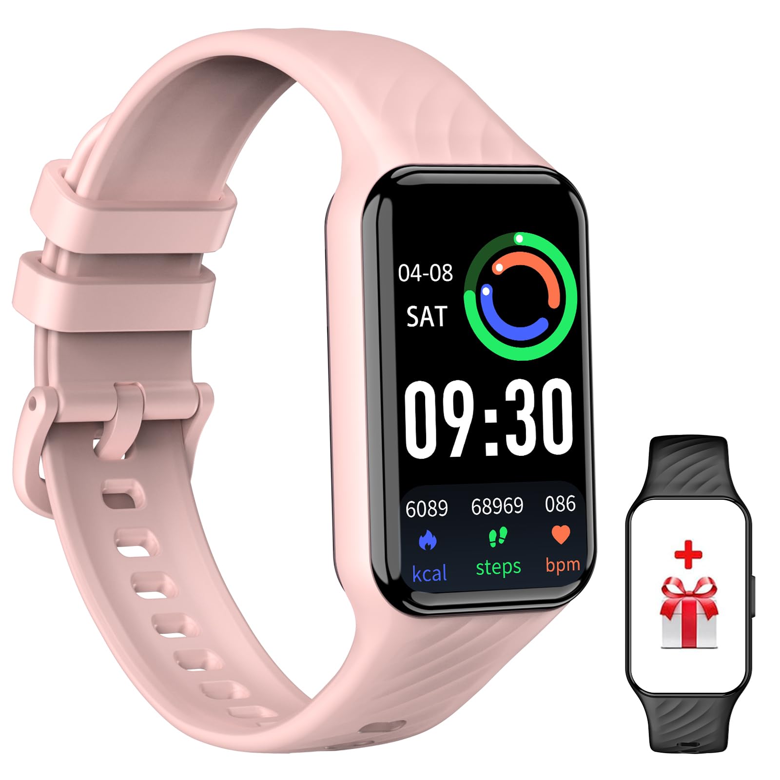 FeipuQuFeipuQu Smart Watch for Women,Fitness Watch with Heart Rate/Blood Oxygen Sleep Monitor,5ATM Waterproof Step Counter Watch with 24 Sport Modes,1.47'' Touch Screen Smartwatch for Android iOS - UpgradeCarbonfree Certified