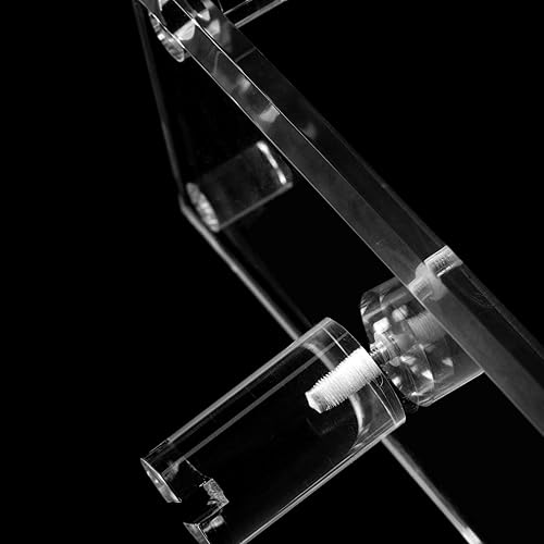 Miniatura 5 de Soporte de exhibición de cuchillos de acrílico, cabina rústica para el hogar, negro, colección de cuchillos de hoja fija, soporte de espada