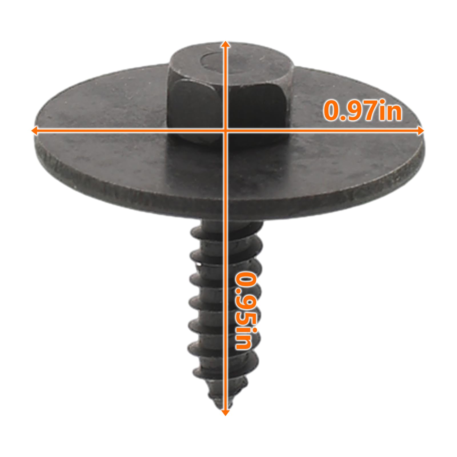 Amazon.com: GoaMotors 20pcs Metal Screw Under Cover Wheelhouse  