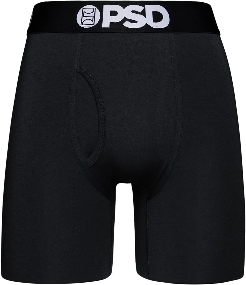 PSD Underwear Mens Boxer Briefs - Modal Boxer Briefs, Standard & Mid Length, Soft & Breathable Boxer Briefs for Men