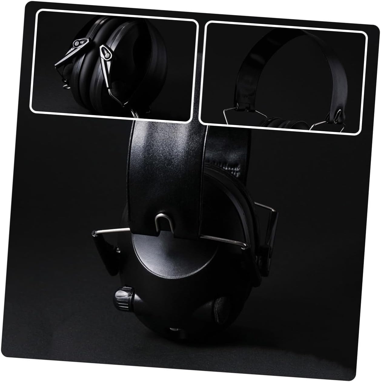 Active Noise Reduction Hearing Protector Earmuffs with Sound Amplification for Shooting Range and Headband Ear Protection for Adults Comfortable Fit for Outdoor and Industrial