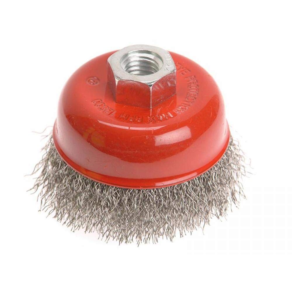 Faithfull 0108014430 Wire Cup Brush 80mm M14X20.30mm Stainless Steel Wire Faiwbc80S from B&Q