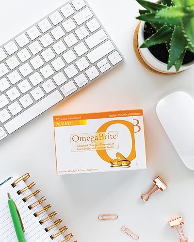 Miniatura 6 de 7010MD Advanced Omega-3 Formula, 92% Omega-3 con 1140 mg de EPA por porción, promueve el estado de ánimo positivo, la salud cerebral, la salud