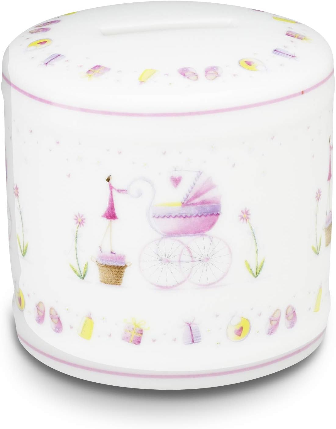 Sweet Petite by Pavilion Ceramic Money Bank for Baby Girl