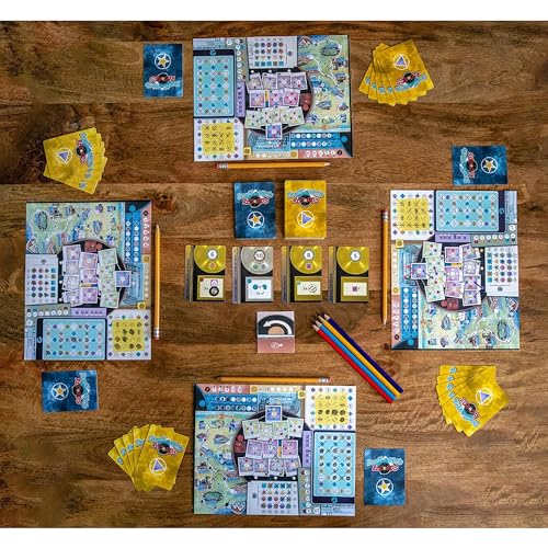 Draft & Write Records juego de mesa para 1 a 6 jugadores miniatura 2