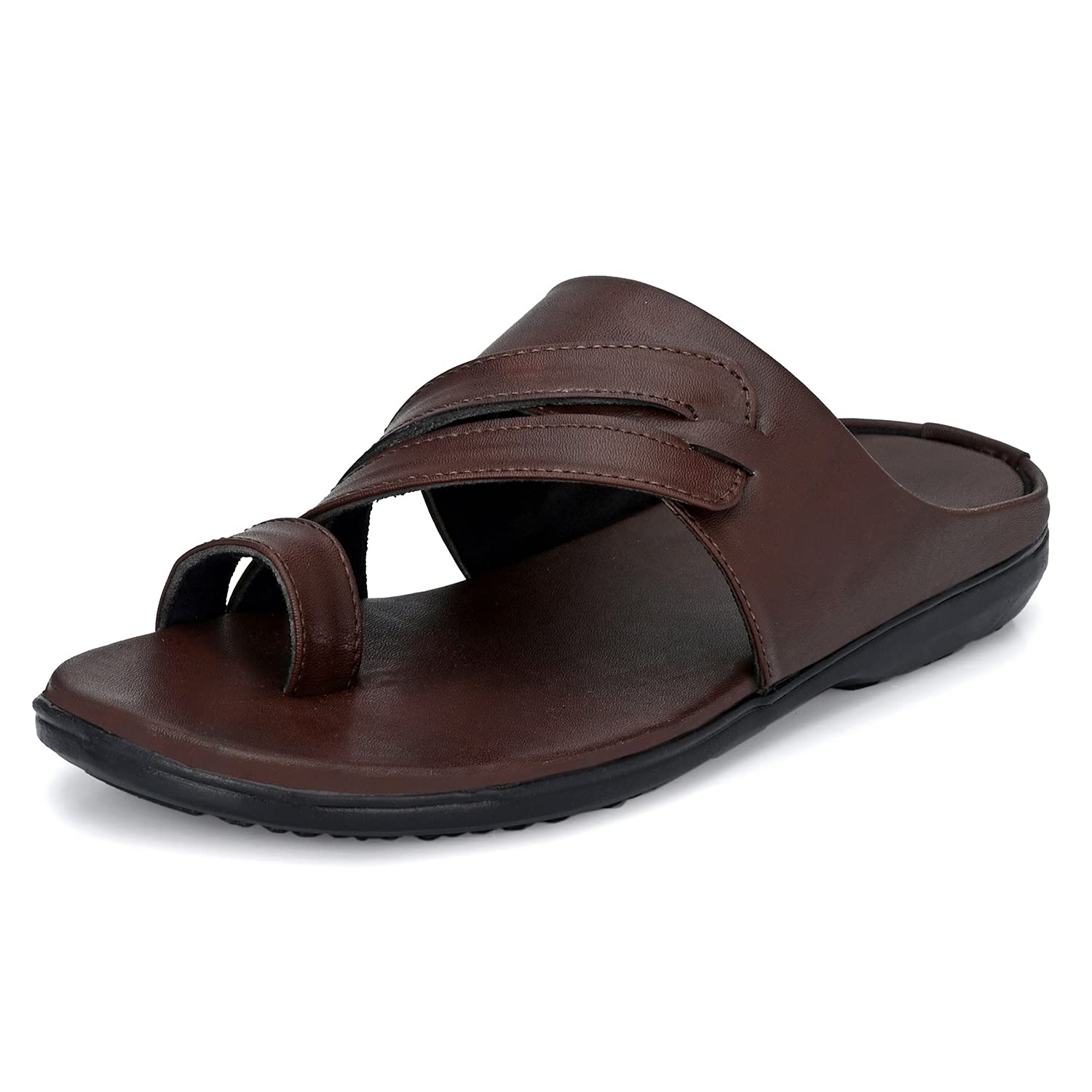 JOHN KARSUNMen's Synthetic Leather Sandals/Slippers