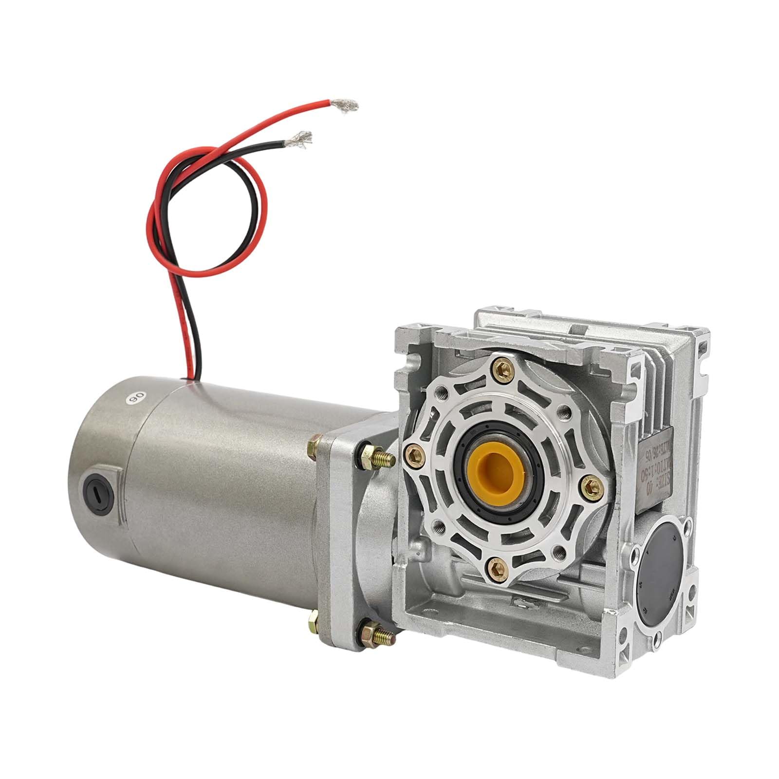 Motor de engranaje CC 24 V, 200 W, 50 K, RV40, regulación de velocidad